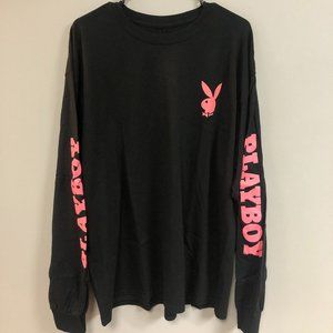 Playboy Bunny Black Longsleeve Tee